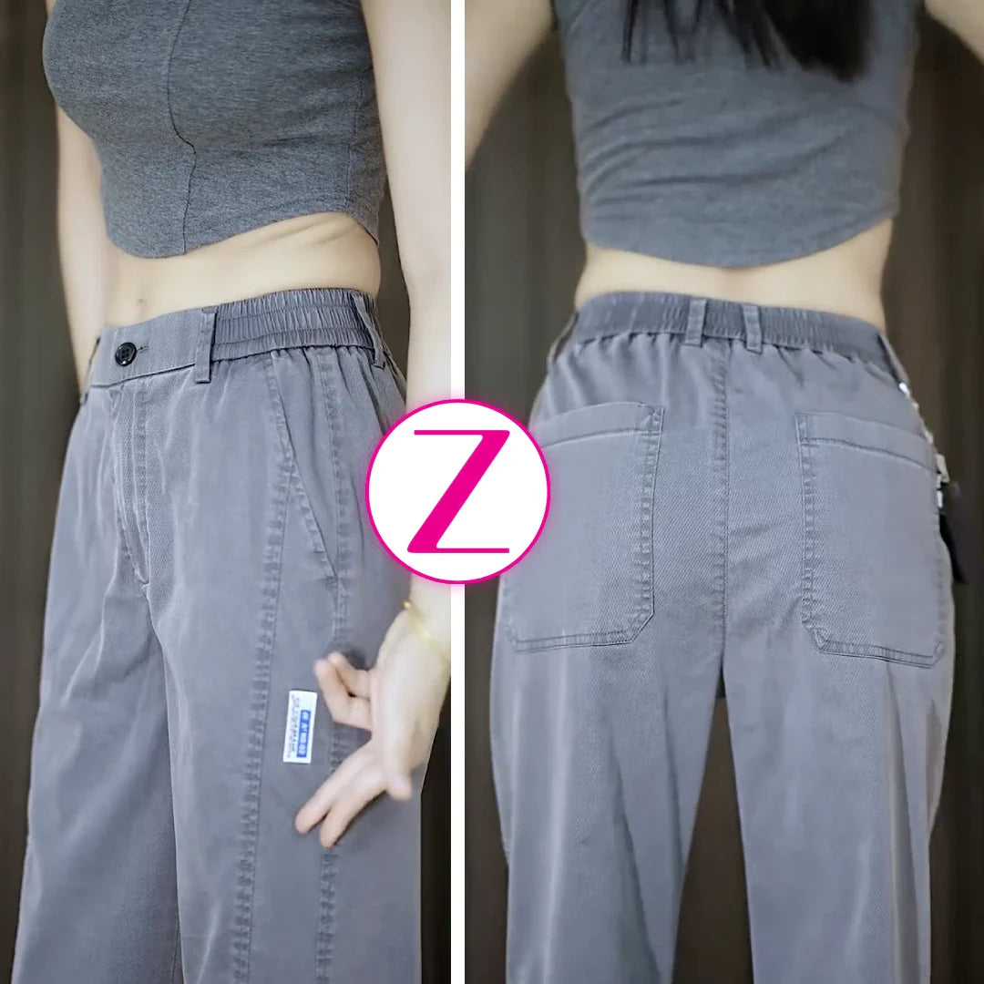 [Pague 2, Leve 5] Calça Feminina Aurora em Malha de Seda Gelo e Poliéster (Sua Nova Peça Favorita!)