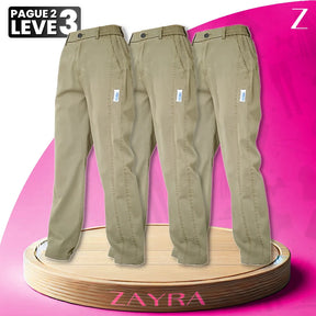 [Pague 2, Leve 5] Calça Feminina Aurora em Malha de Seda Gelo e Poliéster (Sua Nova Peça Favorita!)